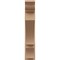 Ekena Millwork 8-in W x 34-in D x 40-in H Balboa Trad Rough Cedar Woodgrain TimberThane Outlooker, Primed Tan OUTUR080X34X40BOA04RCPR - alternate 4